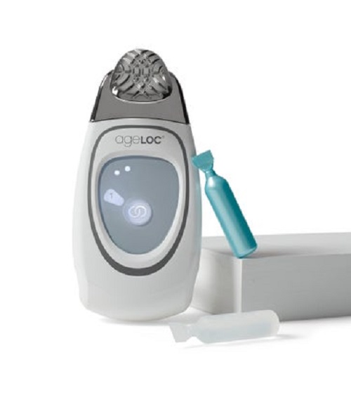 Galvanická žehlička Nuskin s gely a peptidovým sérem